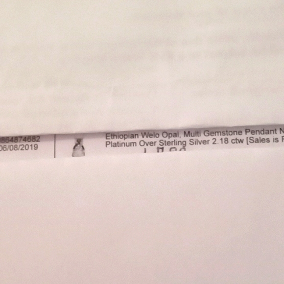 ETHIOPIAN WELO OPAL, MULTI GEMSTONE PENDANT - Picture 7 of 7